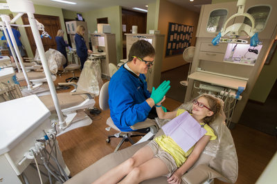 Boone Commercial Lifestyle Photography Dentist at Work