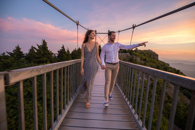 Engagement Portraits Grandfather Mountain