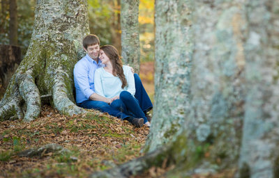 Engagement Picture Blowing Rock
