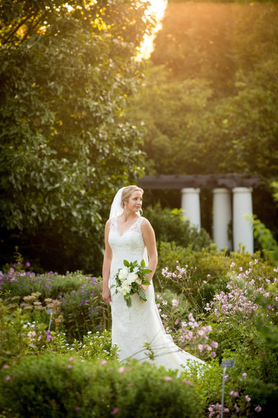 Wedding Photography for Reynolda Gardens Bride