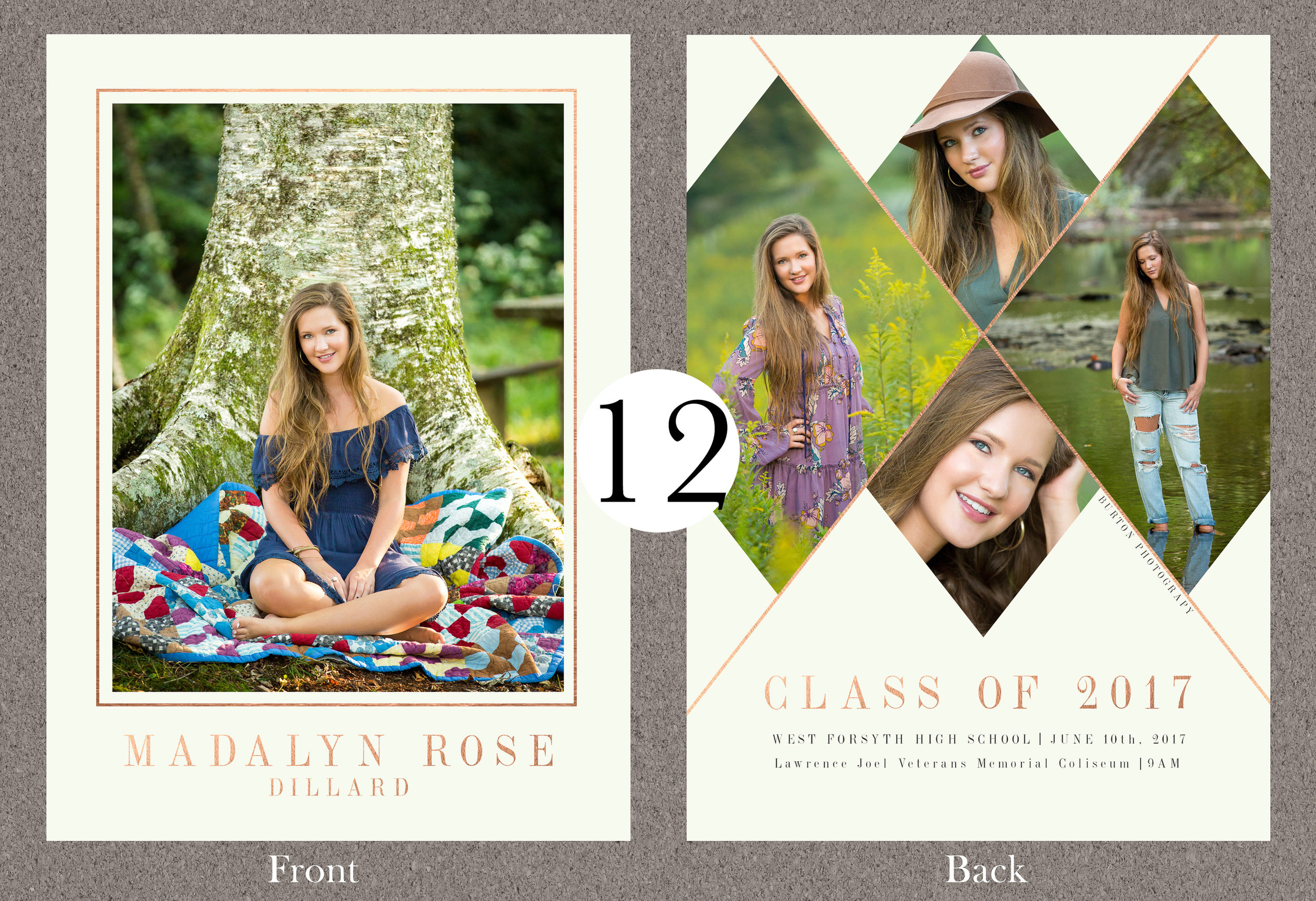 Graduation Card Gallery and Design Form