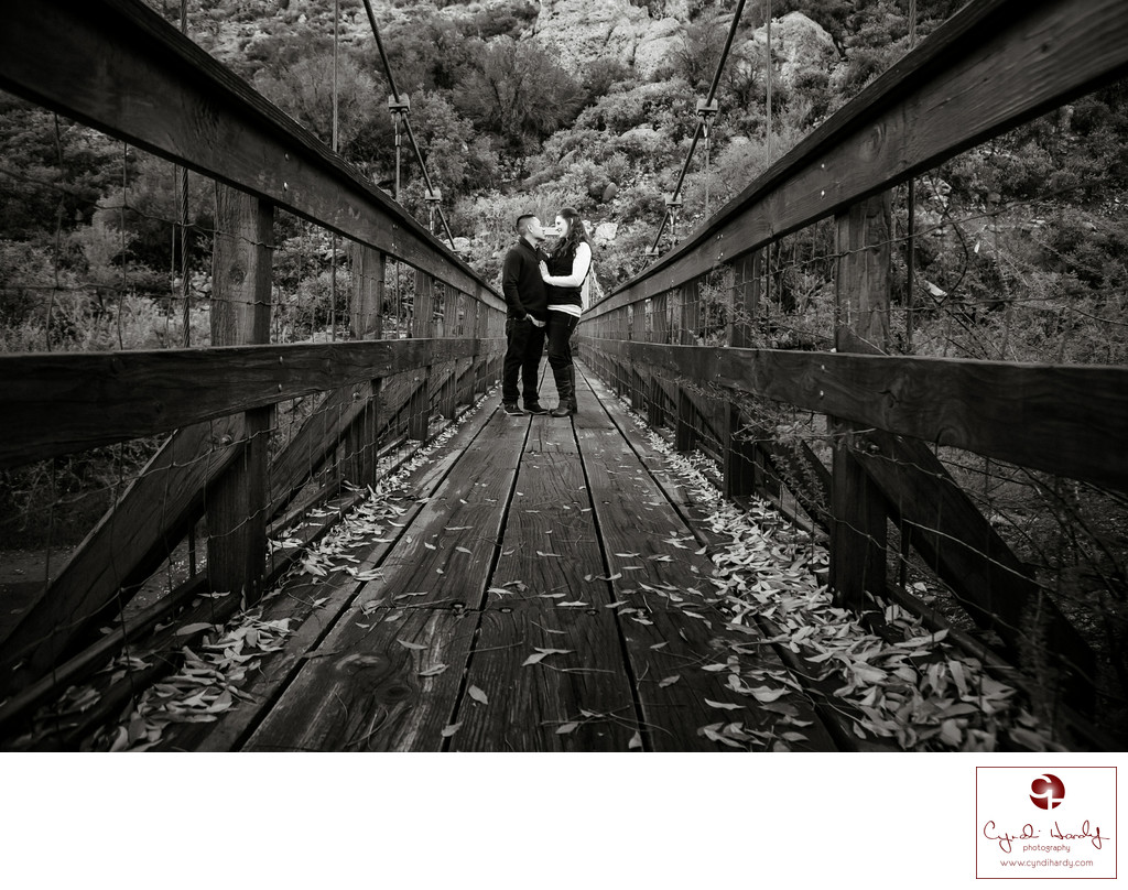 Boyce Thompson Arboretum Engagement Photography