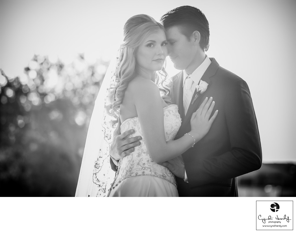 Black and white wedding photography in Scottsdale