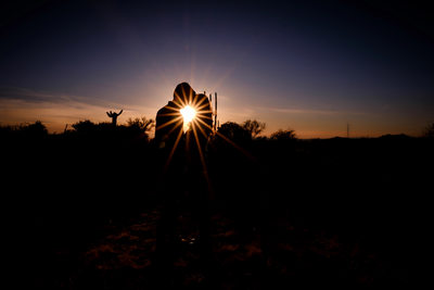 Silhouette Engagement Scottsdale Photographers