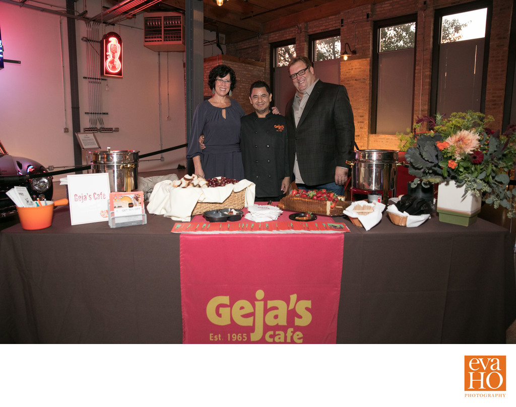 Staff at Geja Cafe in Lincoln Park Chicago