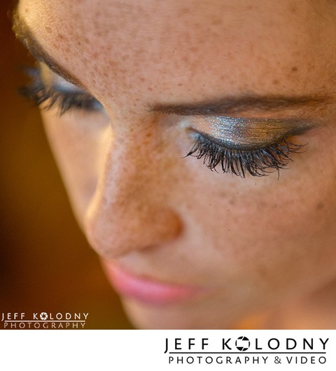 Brides eyelashes