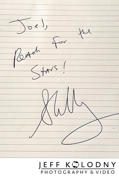 Note from Astronaut Scott Kelly