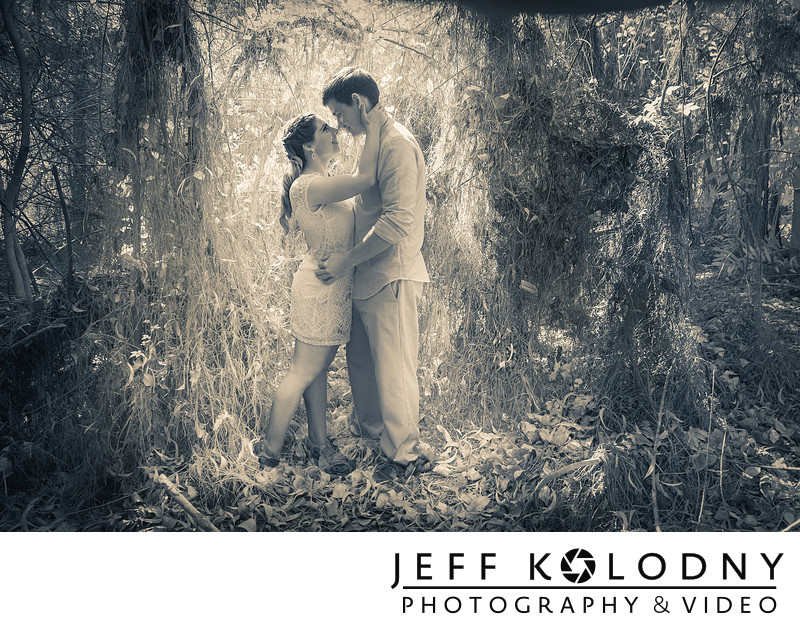 Morikami Gardens creative engagement photography.