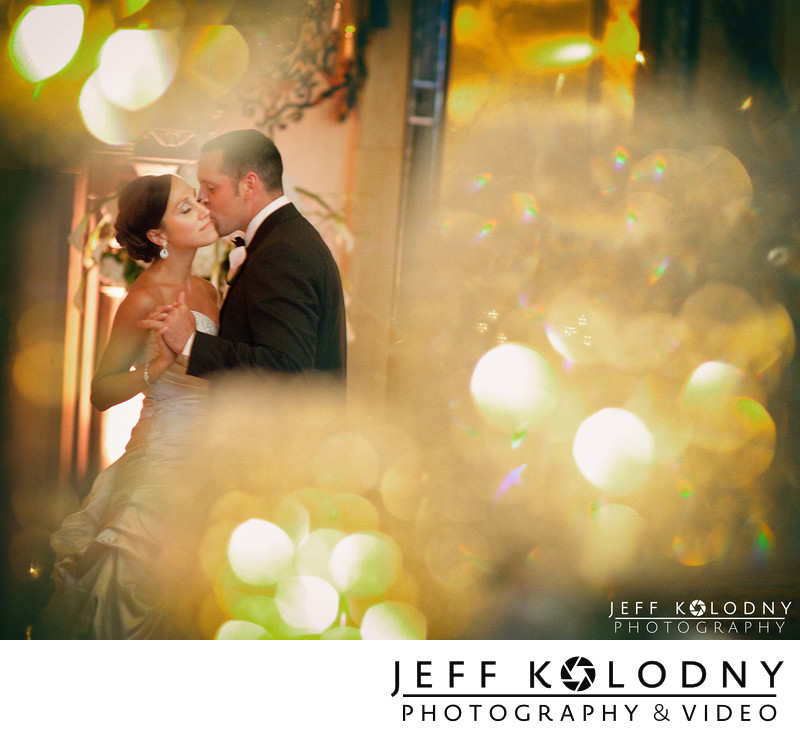 Bride and Groom get cozy at The Breakers, Palm Beach.