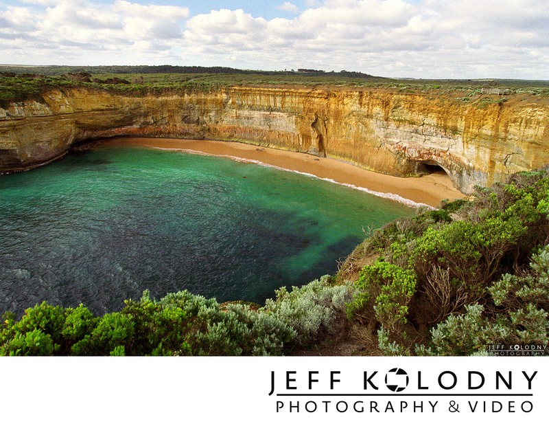 Beach along the Great Ocean Road, Australia