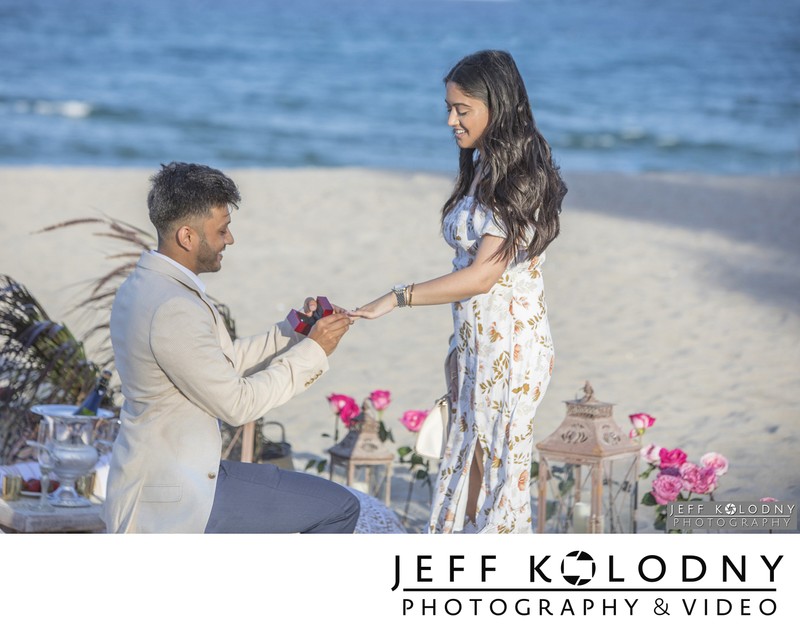 Proposal picture in Palm Beach