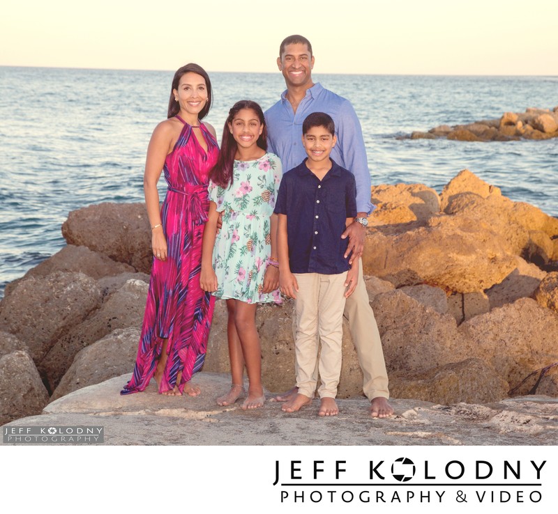 Family Portrait at The Boca Raton in South Florida