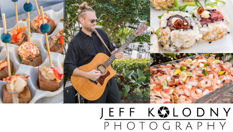 Yummy cuisine at a Florida event