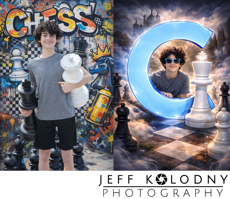 Creative Chess Bar Mitzvah Photography