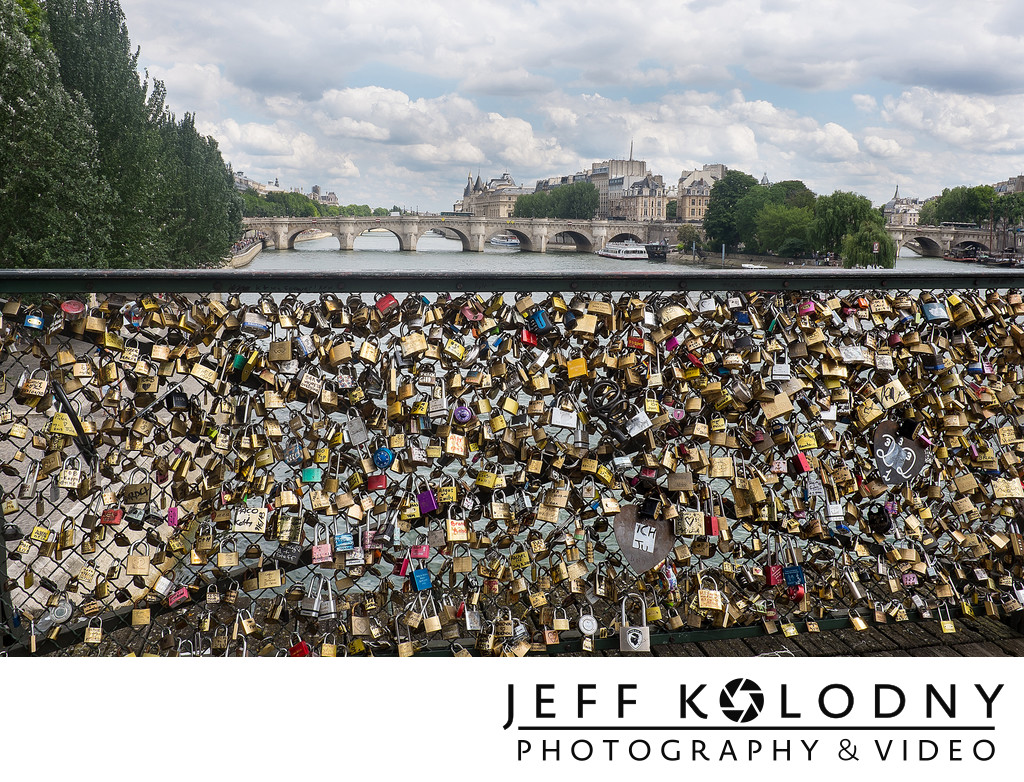 Paris bridge with Locks