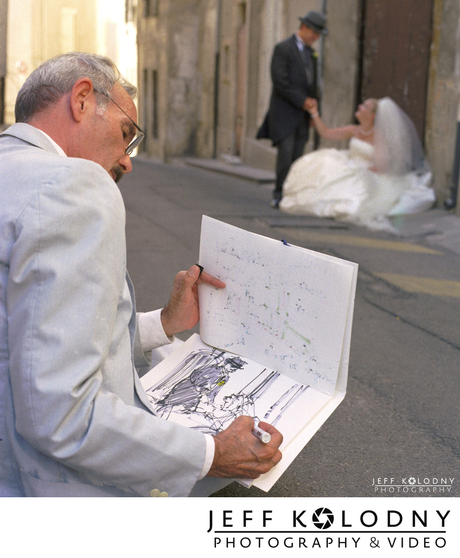 Wedding photo taken in Avignon France