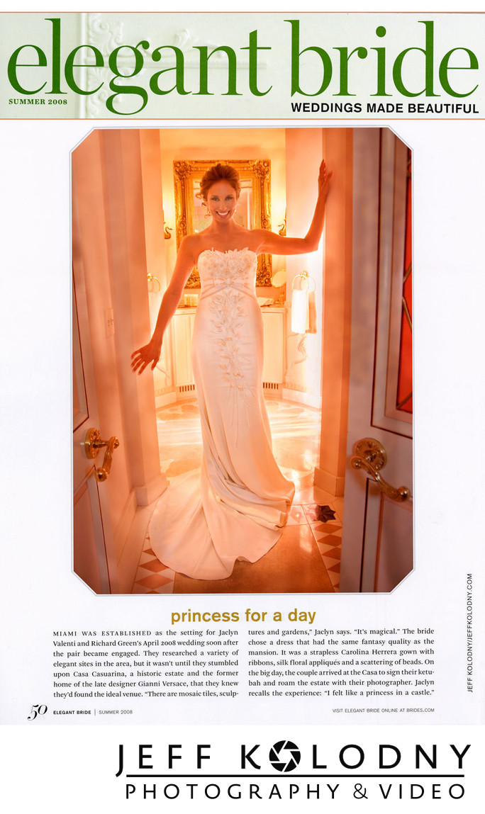 Best Miami Wedding Photographer gets published!