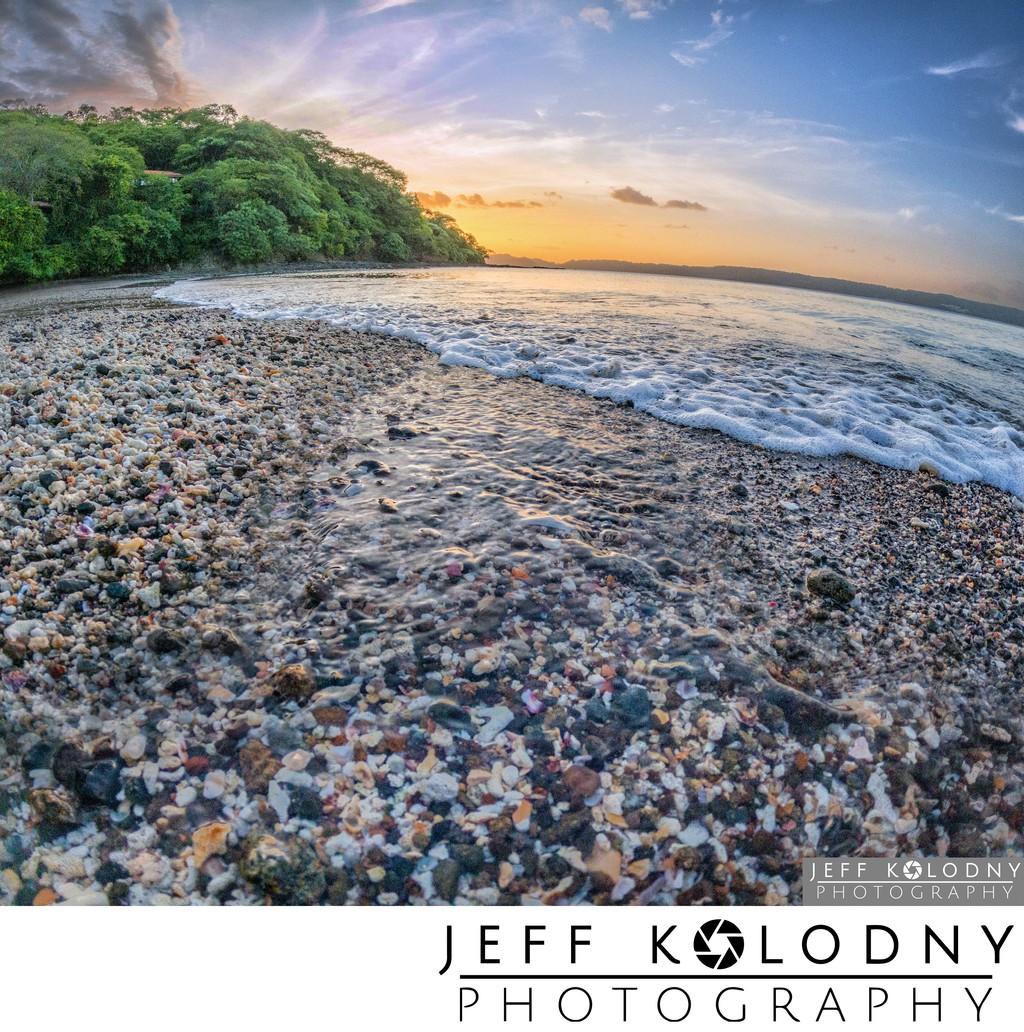 Sunset beach shot taken in Costa Rica