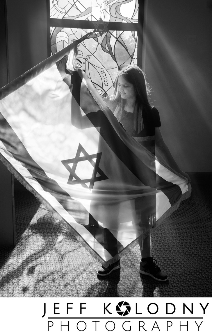“An Artsy Bat Mitzvah Portrait with Meaning”