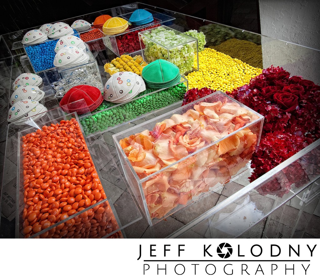 Colorful Miami Bar Mitzvah Decor