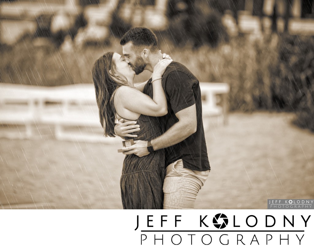 A Boca Raton Beach Proposal in the Perfect Moment