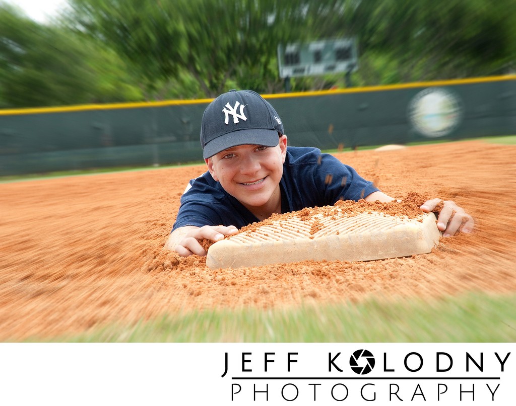 Boca Raton Baseball Bar Mitzvah Portrait