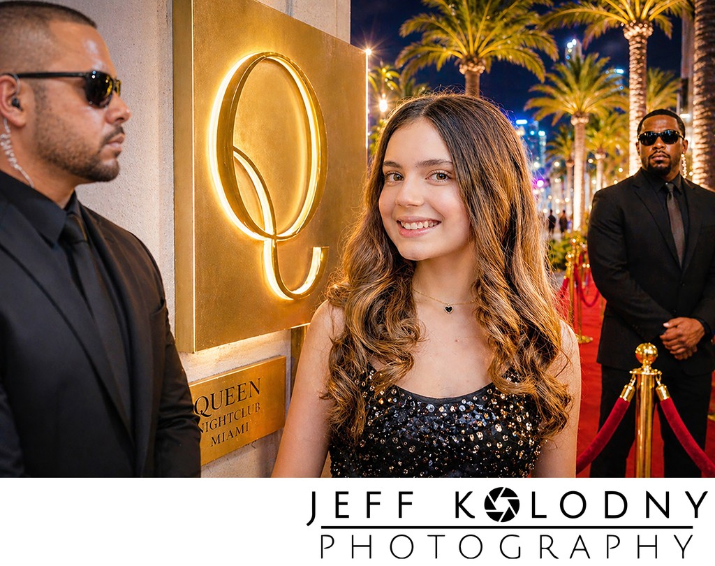 Luxury Bat Mitzvah Photography at Queen Miami Beach