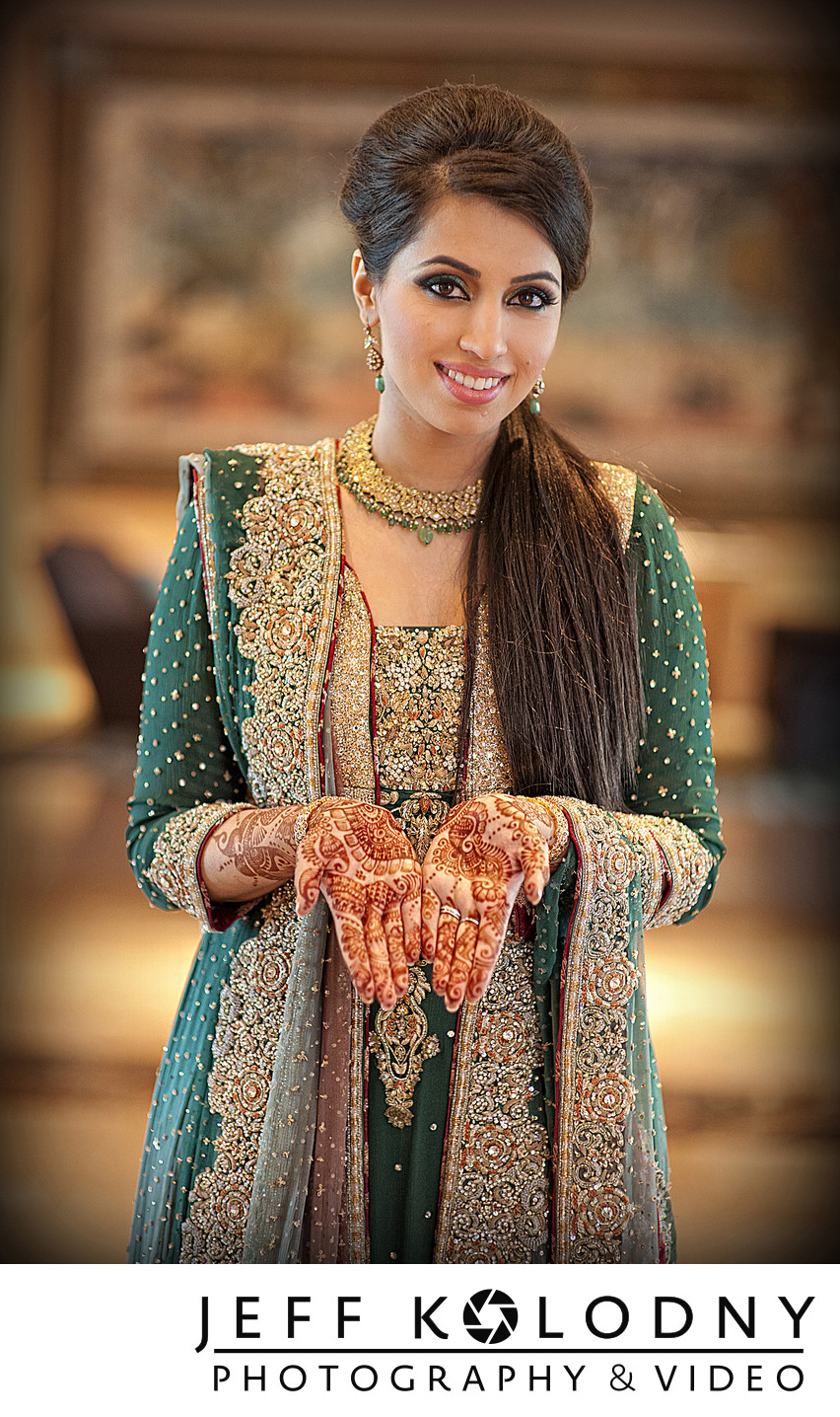 Indian Bridal Portrait taken in Orlando