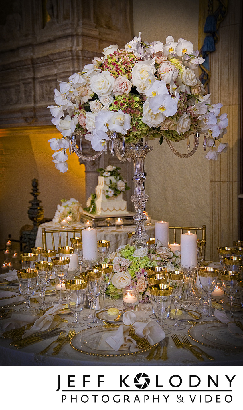 Weddings by the Breakers ballroom flowers.