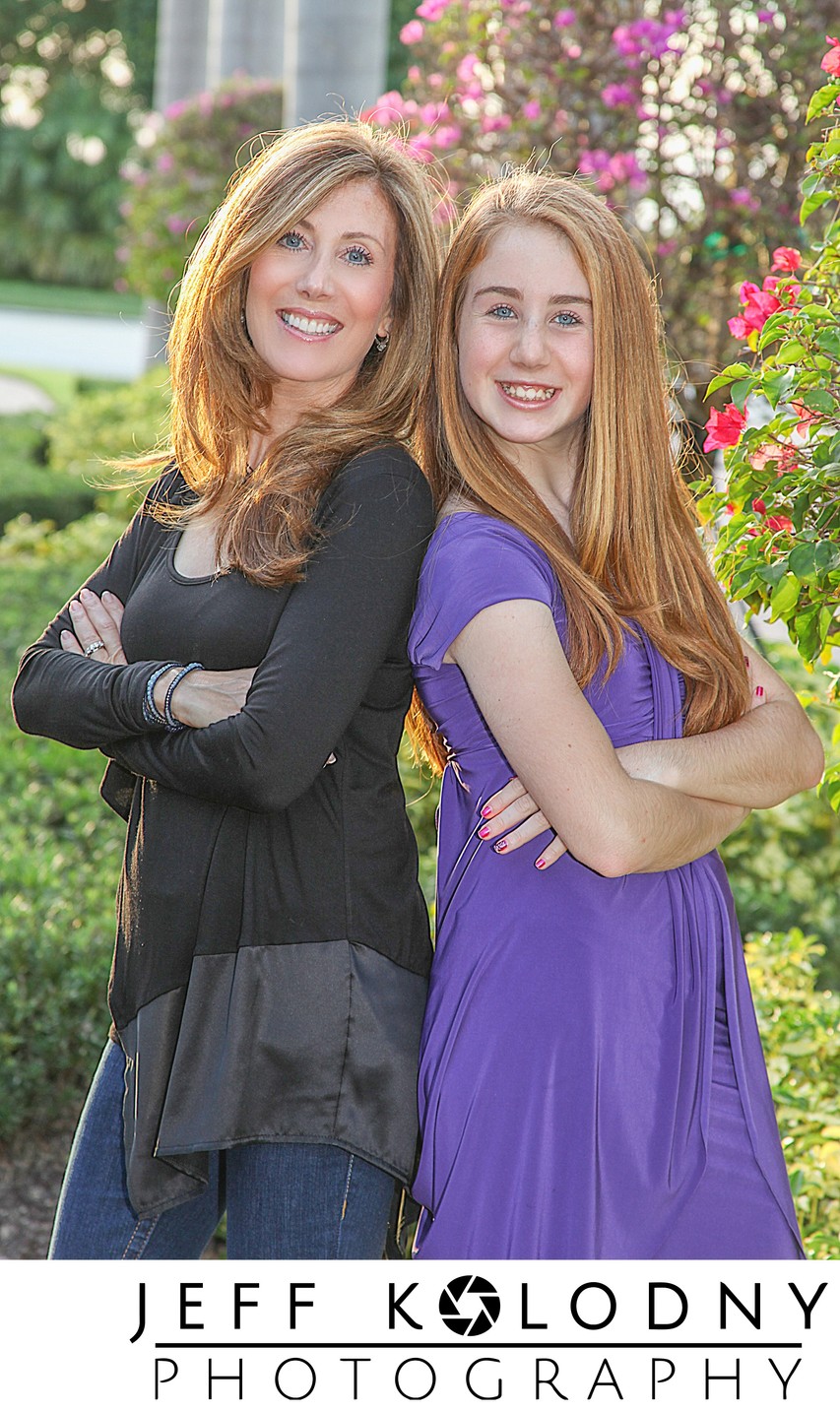 Back-to-Back Bat Mitzvah Portrait
