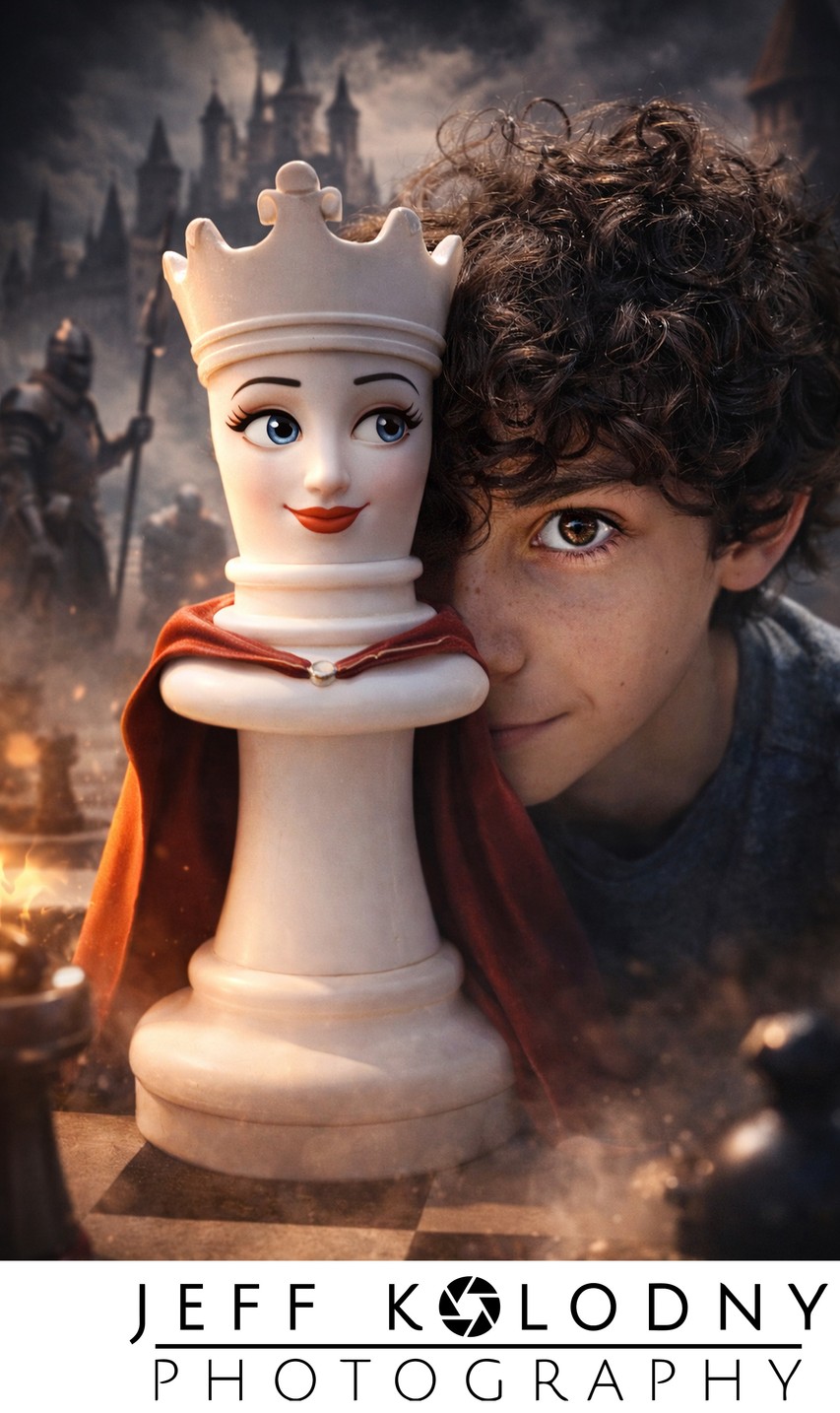 Creative Chess-Themed Bar Mitzvah Photography