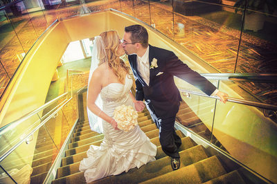 Wedding Kiss at the Diplomat Hotel