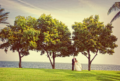 Coconut Grove wedding photo.