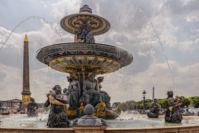 Paris fountains