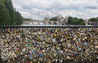 Paris bridge with Locks