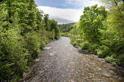 Stowe River in Vermont