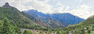 The beautiful mountains of Madeira, Portugal.