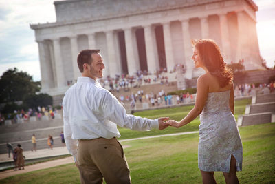 Washington DC Engagement picture by Jeff Kolodny