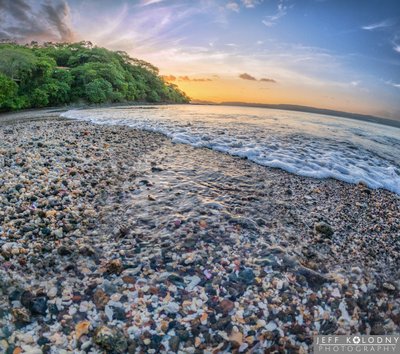 Sunset beach shot taken in Costa Rica