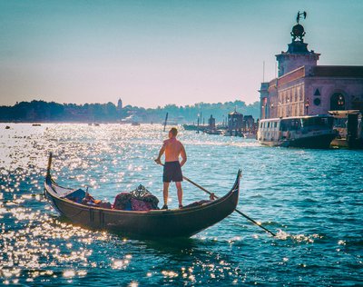 Golden Light Over Venice