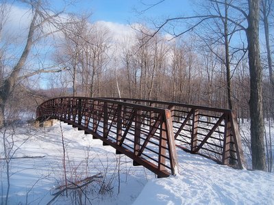 Stowe Bridge in Winter.