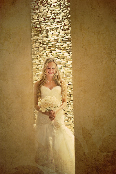 Creative bride photo taken at Turnberry Isles.