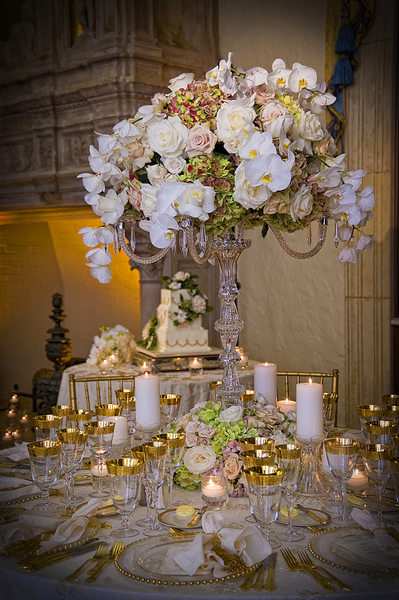 Weddings by the Breakers ballroom flowers.