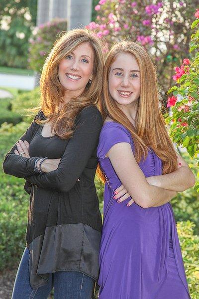 Back-to-Back Bat Mitzvah Portrait
