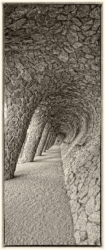 Güell Park in Barcelona Spain