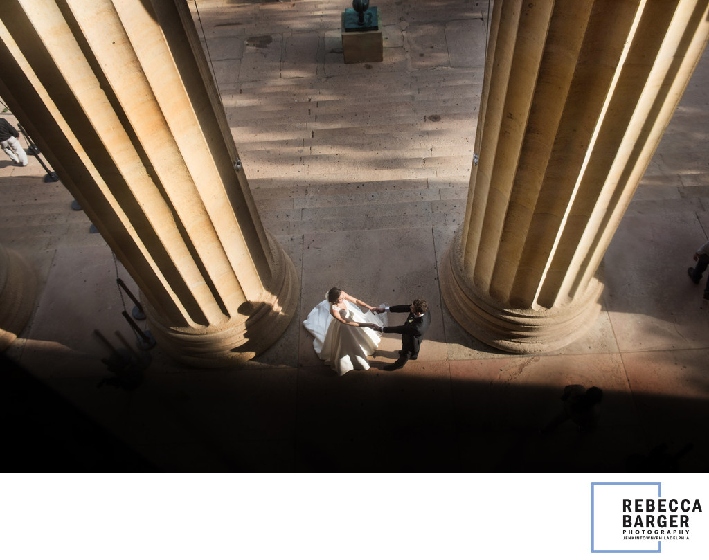Couple marries at Philadelphia Museum of Art, Constellation
