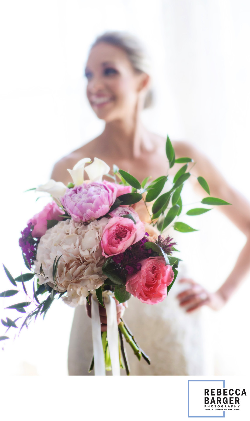 Big Pink wedding bouquet