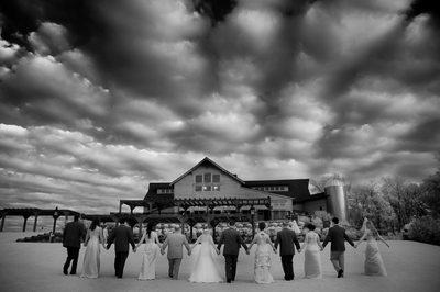 Vineyard wedding clouds, Laurita Winery. 