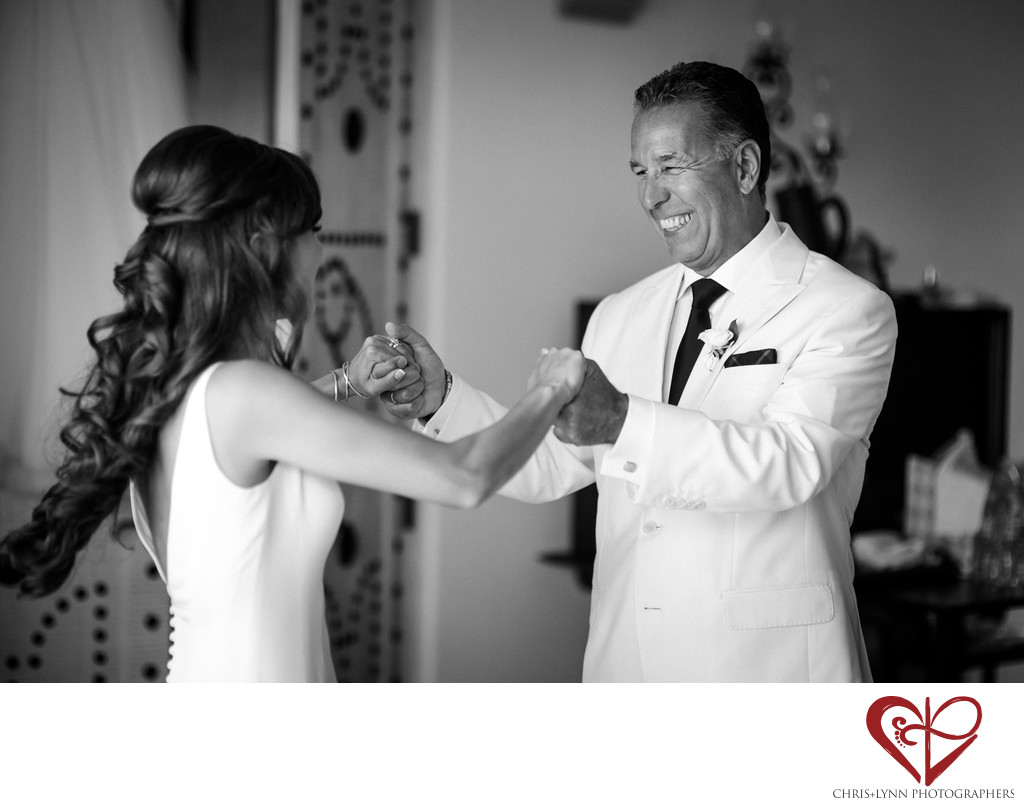 One and Only Palmilla Wedding, Father and Bride Moment