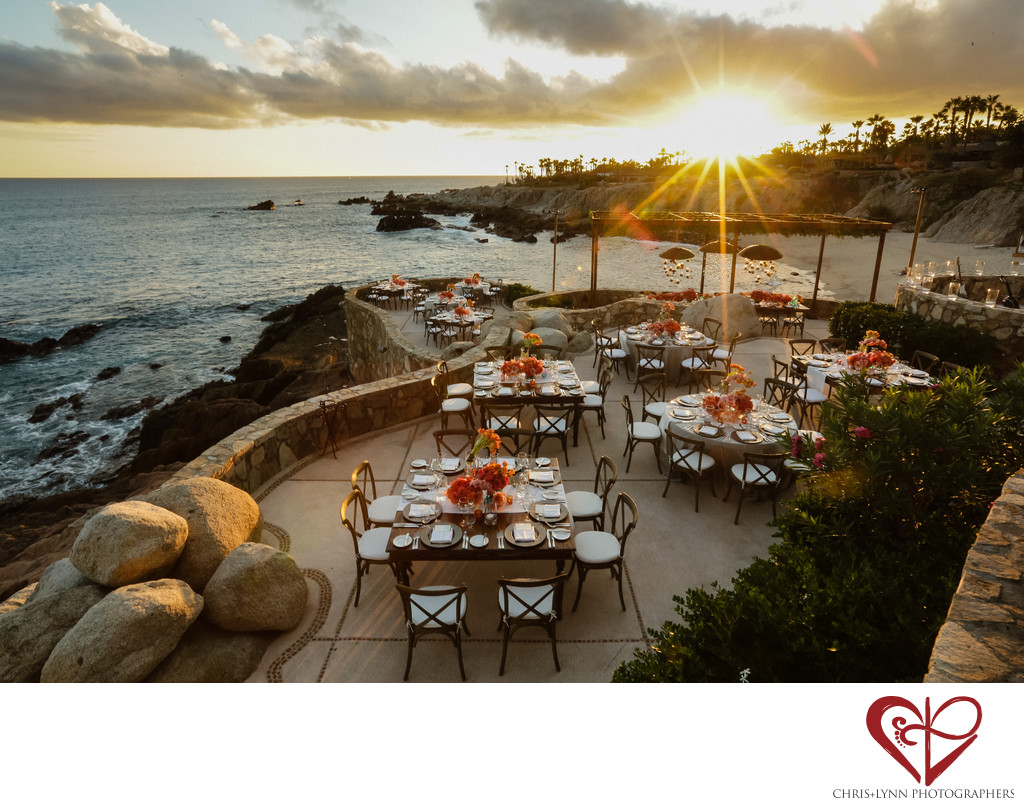 Sunset Reception Photo at Esperanza Resort Cabo, Mexico